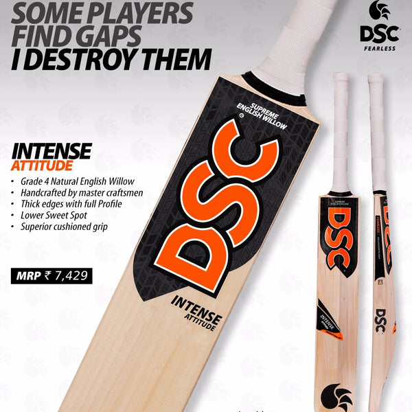 DSC Intense Attitude English Willow Cricket Bat