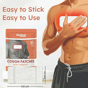 BluHeat - Pain Relief Heat Patch Cough (Pack of 4 Pcs)