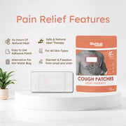 BluHeat - Pain Relief Heat Patch Cough (Pack of 4 Pcs)