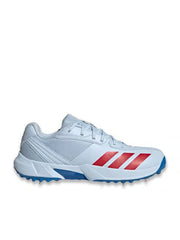 Adidas 22 Yard White Royal Blue Spikes Cricket Shoes