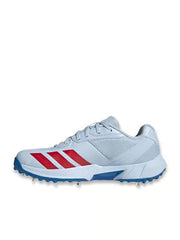 Adidas 22 Yard White Royal Blue Spikes Cricket Shoes