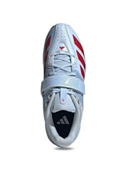Adidas Adi Power Incurza Spikes White Blue Cricket Shoes