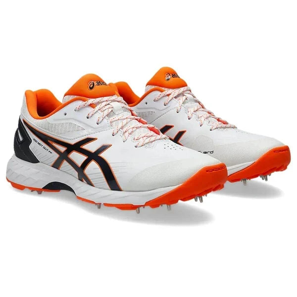 Asics 350 Not Out FF Spikes White Midnight Cricket Shoes