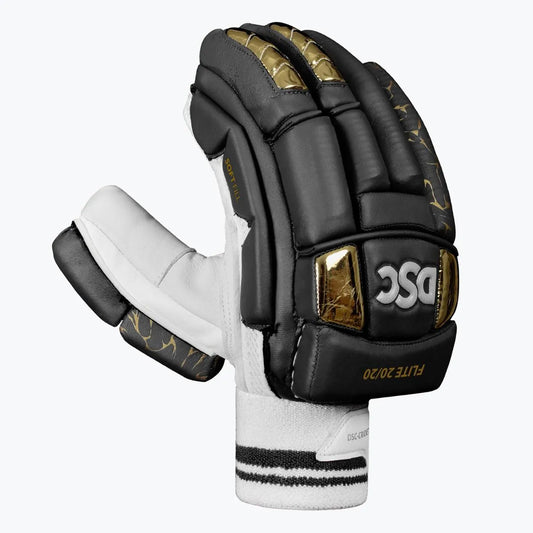 DSC Flite 20/20 Black Cricket Batting Gloves Size - Indian Cricket Store