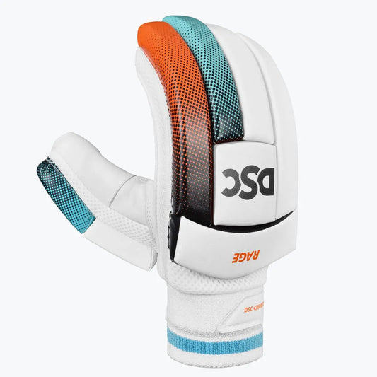 DSC Rage Orange Sky Cricket Batting Gloves - Indian Cricket Store