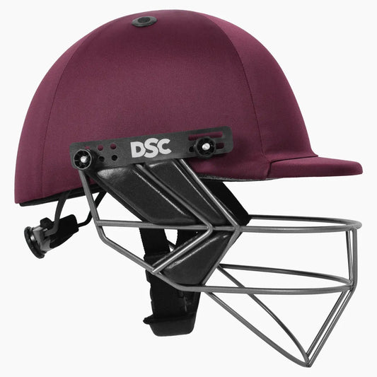 Dsc Fort 44 Maroon Cricket Helmet - Indian Cricket Store