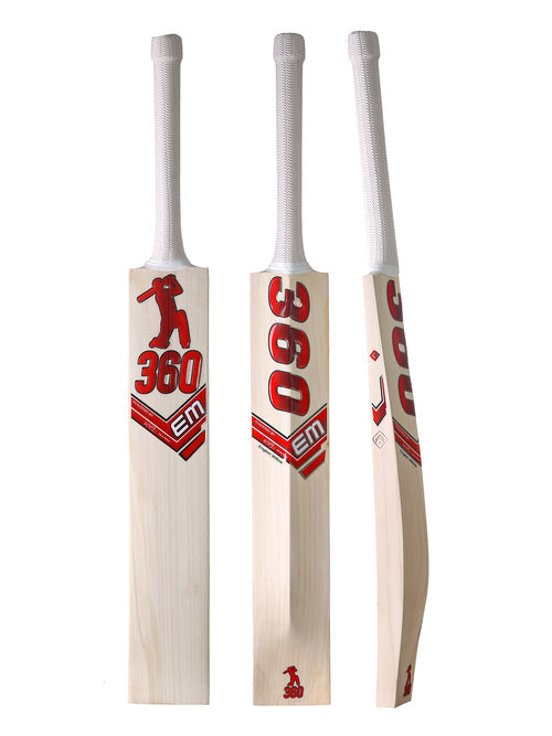 EM 360 Bold English Willow Cricket Bat Size - Indian Cricket Store
