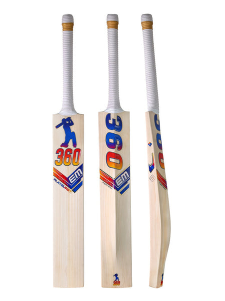 EM 360 Play Burst English Willow Cricket Bat Short Handle