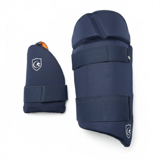 Gortonshire Cricket Batting Combo Thigh Guard Navy Blue - Indian Cricket Store