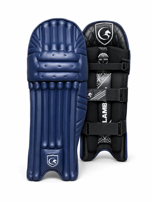 Gortonshire Lambada Cricket Batting Leg Guard Pads Colour Navy - Indian Cricket Store