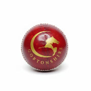 Gortonshire Match Cricket Ball Red (Alum Tanned)
