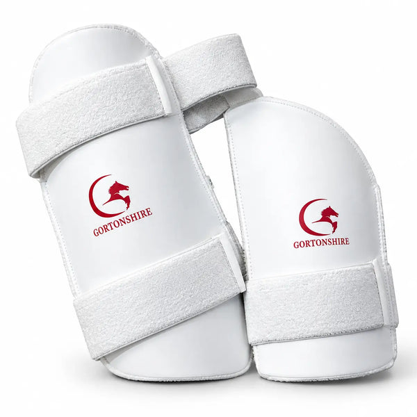 Gortonshire Players Cricket Batting Combo Thigh Guard White Men's