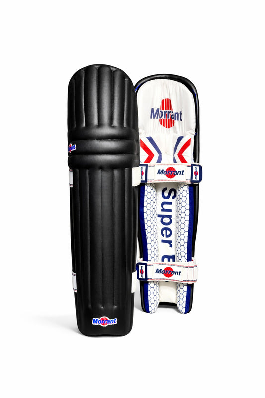 Morrant Ultralite Cricket Batting Leg Guard Pads Black - Indian Cricket Store