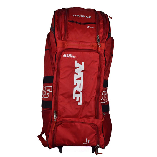 MRF VK 18 Limited Edition Shoulder Cricket Kit Bag Red - Indian Cricket Store