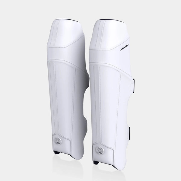Moonwalkr 2.0 Cricket Batting Leg Guard Pads White