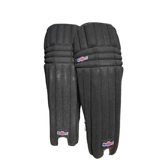 Morrant International Ultralite Black Cricket Batting Leg Guard Pads - Indian Cricket Store