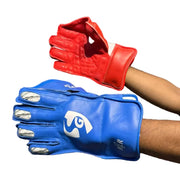 SG KLR 1 Wicket Keeping Gloves Size Adult Blue Red