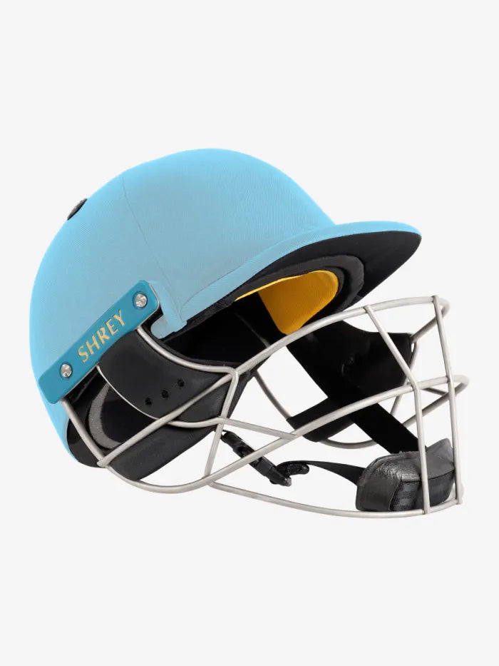 Shrey Master Class Air 2.0 Stainless Grill Cricket Helmet Sky Blue