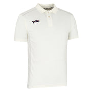 Tyka Pioneer Cricket T Shirt Half Sleeve Junior Off White