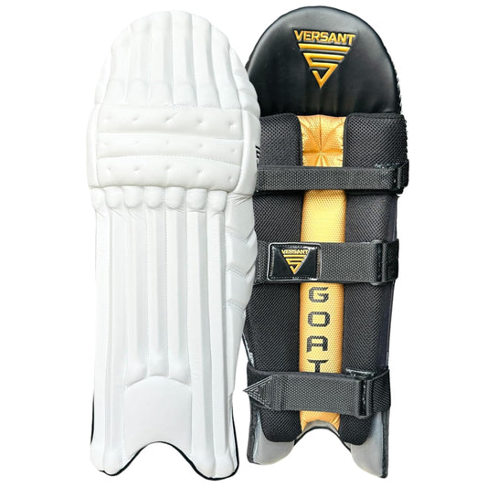 Versant Goat Series Batting Leg Guard White - Indian Cricket Store