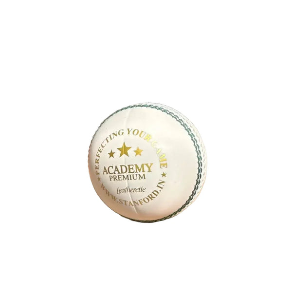SF Academy Premium Cricket Ball Colour White