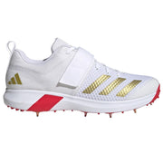 Adidas Adi Power Vector 20 Spikes Cricket Shoes Red and Gold - Indian Cricket Store