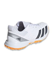 Adidas Howzat White Black Orange Spikes Cricket Shoes - Indian Cricket Store