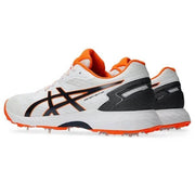 Asics 350 Not Out FF Spikes White Midnight Cricket Shoes - Indian Cricket Store