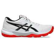 Asics GEL Peake 3 Cricket Shoes White Black - Indian Cricket Store