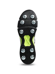 Asics GEL Speed Menace FF White/Black Cricket Spikes Shoes - Indian Cricket Store