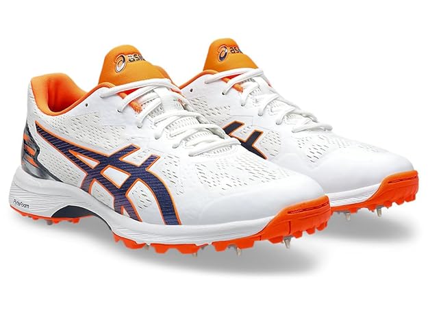 Asics Quick Singal FF Cricket Shoes White/Midnight