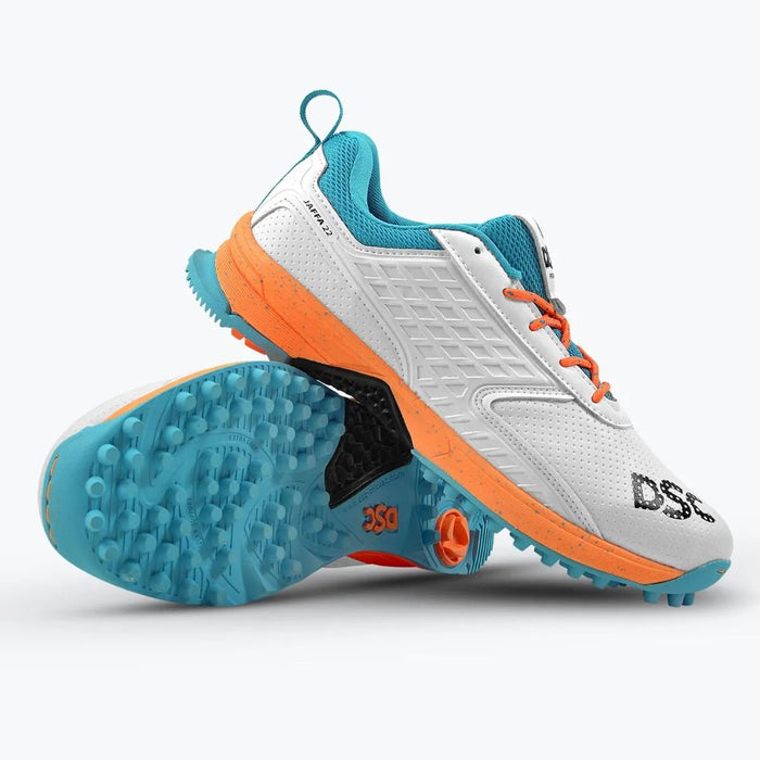 DSC Jaffa 22 Cricket Shoes Neon White