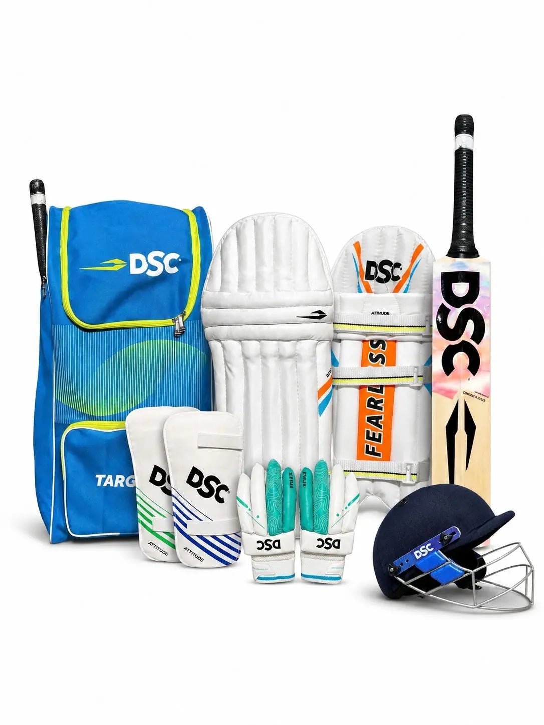 DSC Premium Range Full Kit Kashmir Willow - Indian Cricket Store