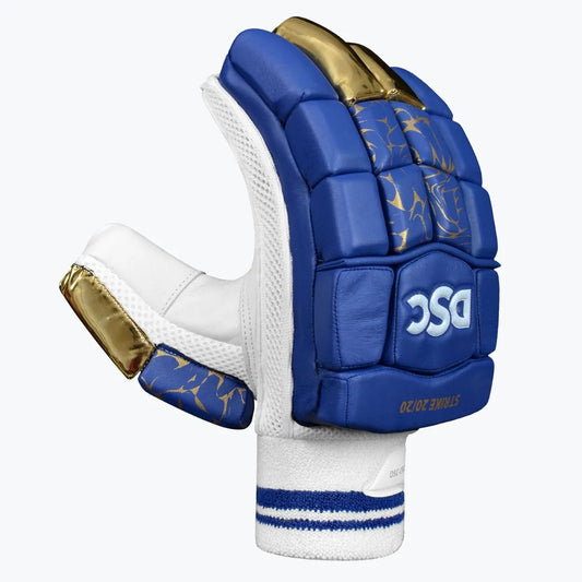 DSC Strike 20/20 Blue Cricket Batting Gloves Size - Indian Cricket Store