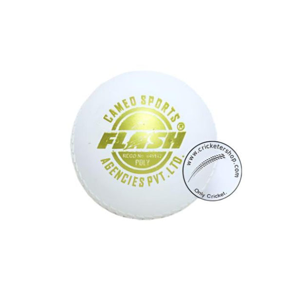 Flash Poly Cricket Ball Red