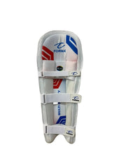 Forma Pro Axis White Batting Leg Guard Pads Mens - Indian Cricket Store