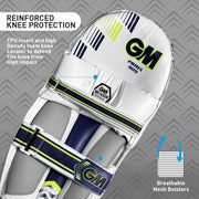 GM Prima 909 Cricket Batting Leg Guards Pads Men's - Indian Cricket Store