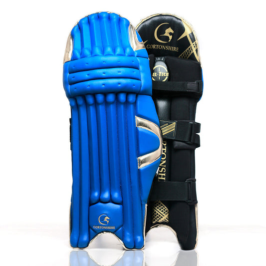 Gortonshire MI Special Cricket Batting Leg Guard Pads Mens Size - Indian Cricket Store