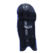 Gortonshire Focus Navy Blue Cricket Batting Leg Guard Pads