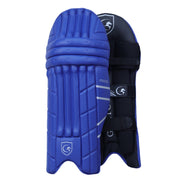 Gortonshire Focus Navy Blue Cricket Batting Leg Guard Pads