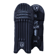 Gortonshire Lambada Cricket Batting Leg Guard Pads Colour Black