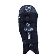 Gortonshire Lambada Cricket Batting Leg Guard Pads Colour Black