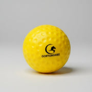 Gortonshire Big Dot Machine Cricket Ball Yellow - Indian Cricket Store