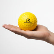 Gortonshire Big Dot Machine Cricket Ball Yellow - Indian Cricket Store