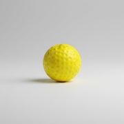 Gortonshire Big Dot Machine Cricket Ball Yellow - Indian Cricket Store
