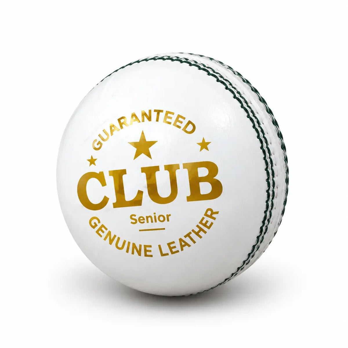 Gortonshire Club Leather Cricket 4PC Ball White - Indian Cricket Store