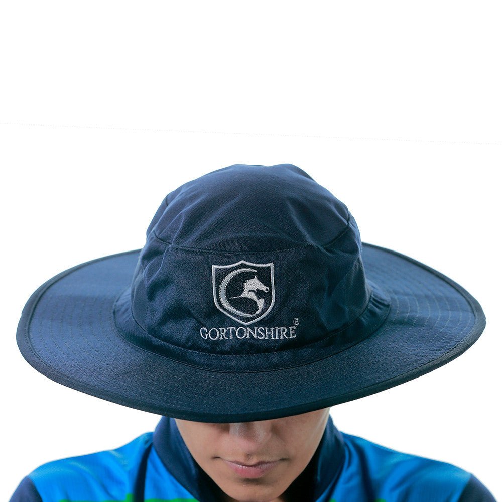 Gortonshire Cricket Panama Hat Navy - Indian Cricket Store