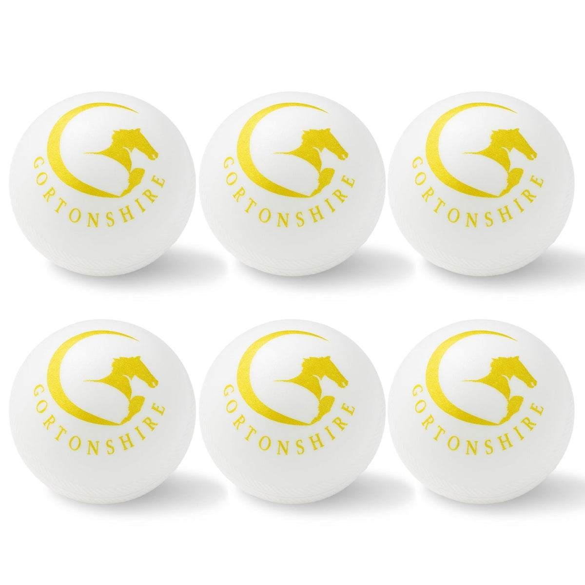 Gortonshire Cricket Plastic Ball White - Indian Cricket Store