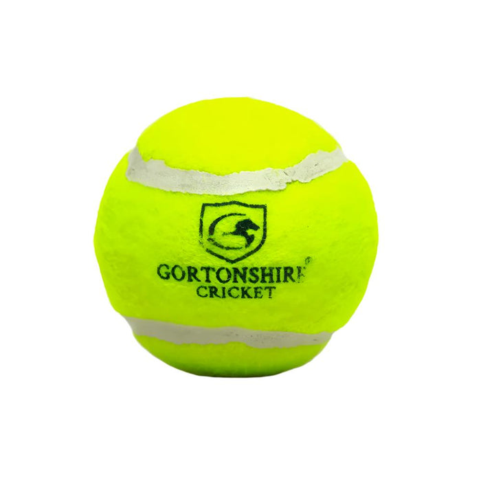 Gortonshire Cricket Tennis Ball Green Heavy