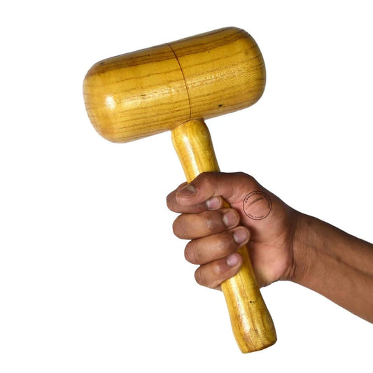 Gortonshire Delux Bat Knocking Wooden Mallet - Indian Cricket Store